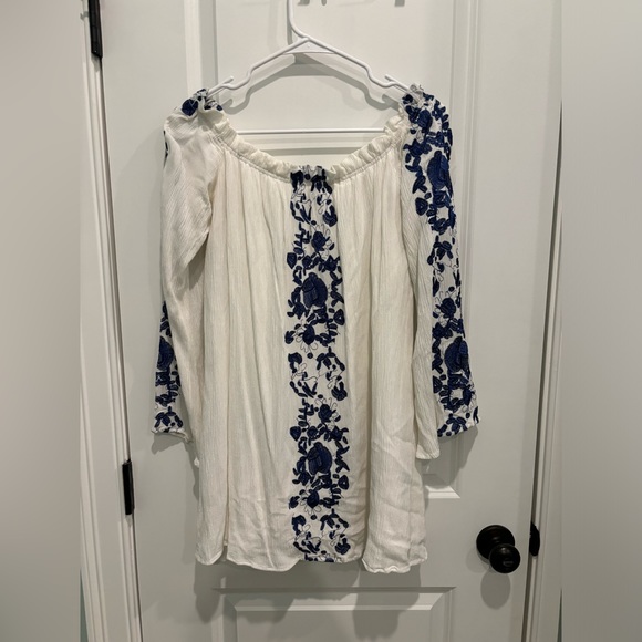 Tobi Boho Babe Embroidery Shift Dress - Picture 2 of 4